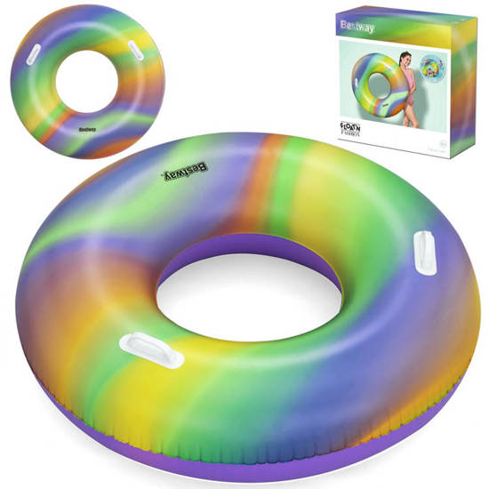 Bestweay Rainbow Swimming Circle 1.19m 36352