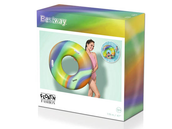 Bestweay Rainbow Swimming Circle 1.19m 36352