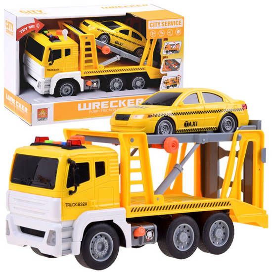 Big Truck, tow truck + toy car, light sound ZA3222