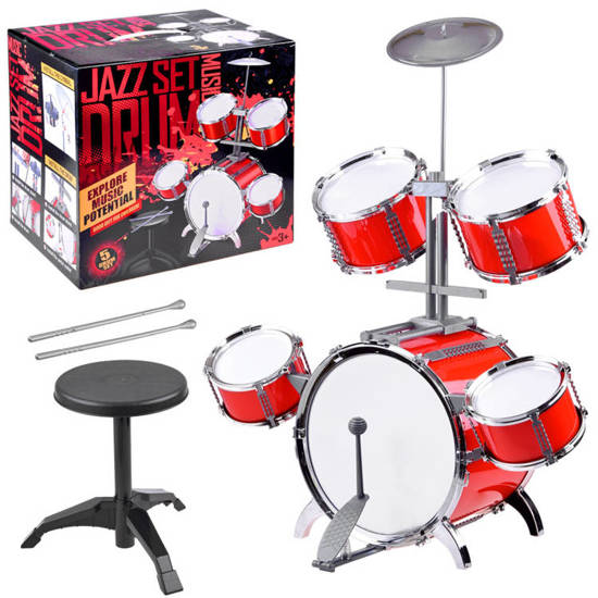 Big drums for children 5 drums cymbal IN0141