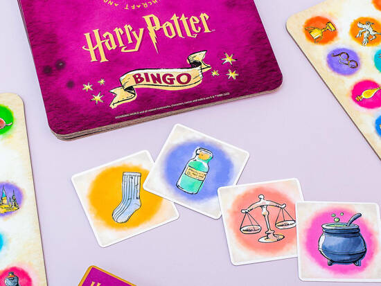 Bingo Harry Potter game, a party game for fans of Hogwarts adventures GR0671