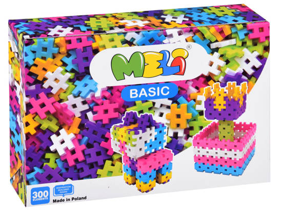 Blocks Meli Basic Pink 300 pcs 50025