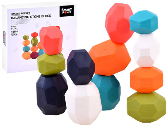 Blocks STONES puzzle pyramid balance ZA3990