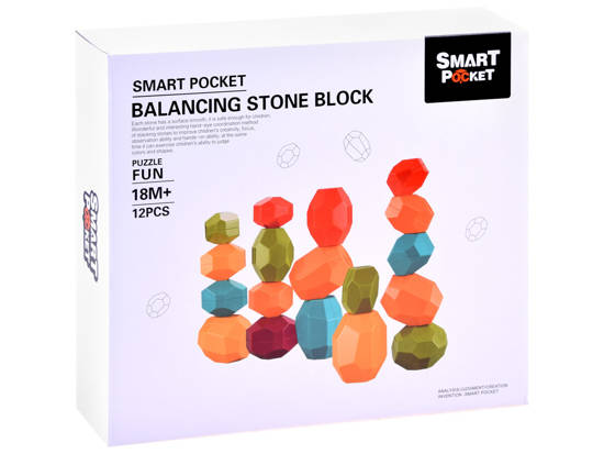 Blocks STONES puzzle pyramid balance ZA3990