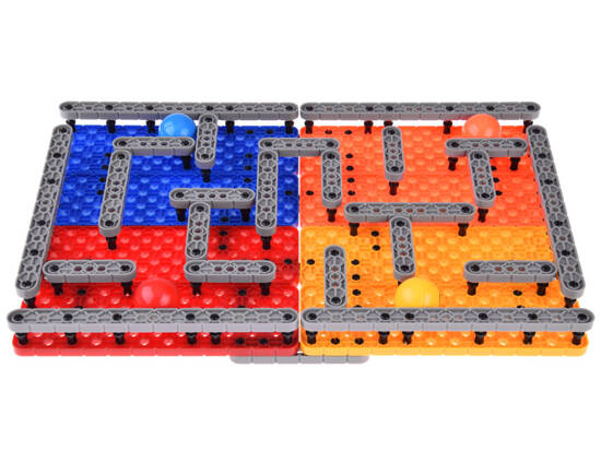 Blocks maze track for balls 193 ele arcade game ZA4695