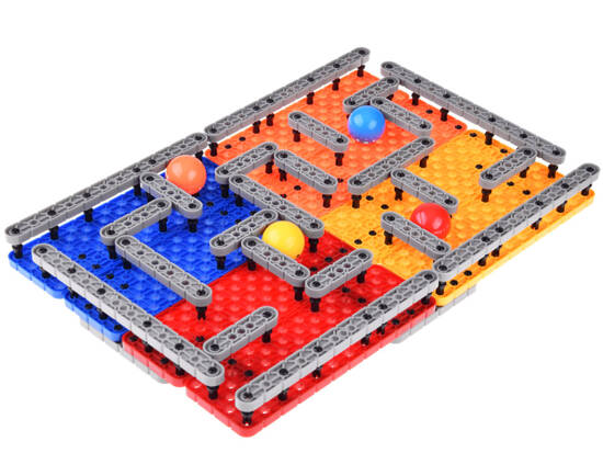 Blocks maze track for balls 193 ele arcade game ZA4695