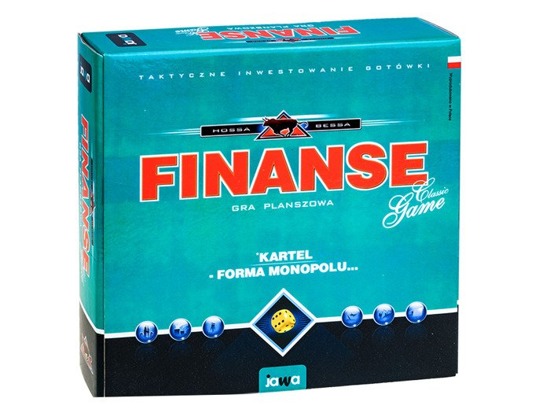 Board game FINANSE form of monopoly JAWA GR0316