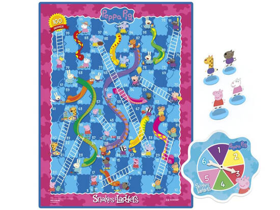 Board game Ladders and Snakes Peppa Pig GR0672