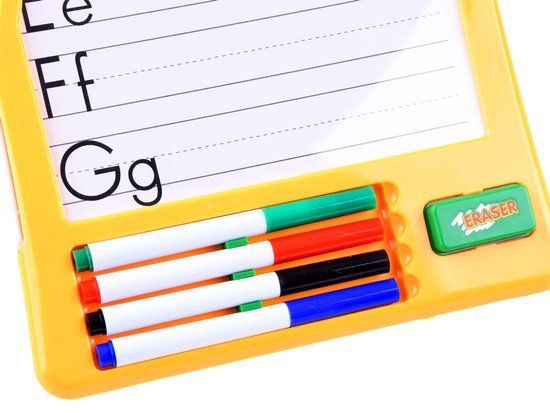 Board with felt-tip pens for learning to write LETTER TA0090