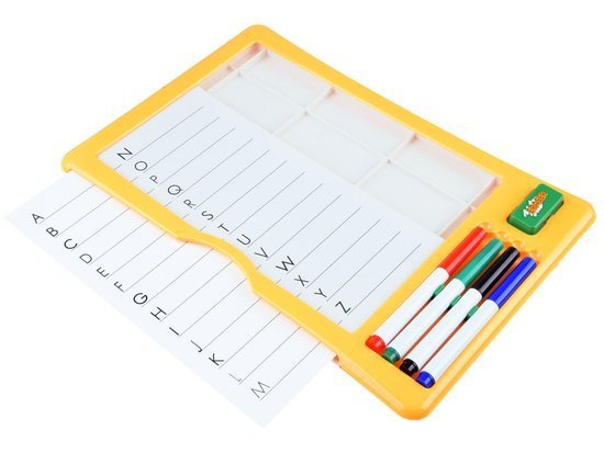 Board with felt-tip pens for learning to write LETTER TA0090