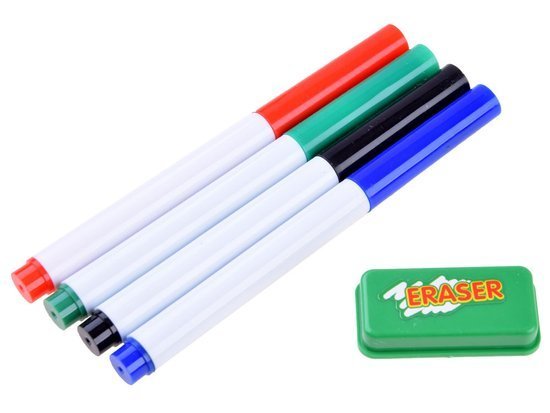 Board with felt-tip pens for learning to write LETTER TA0090