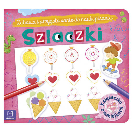 Booklet Szlaczki Booklet with stickers KS0283