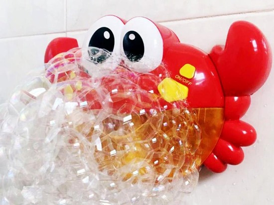 Bubble cheerful crab bath toy ZA2687