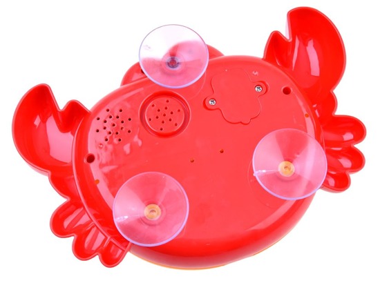 Bubble cheerful crab bath toy ZA2687