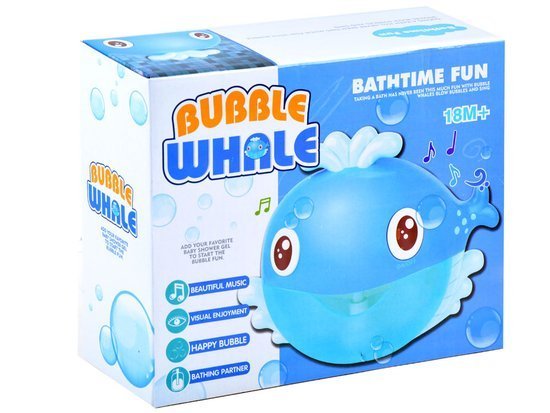 Bubble whale bath toy ZA3280