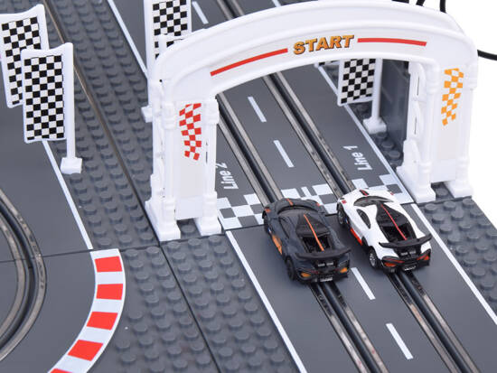 Bugatti Race Track with Blocks 2 Remote Control Cars! Super fun RC0664