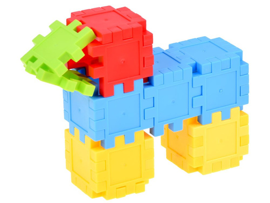 Building blocks colorful creative waffles 100 pcs. ZA3184