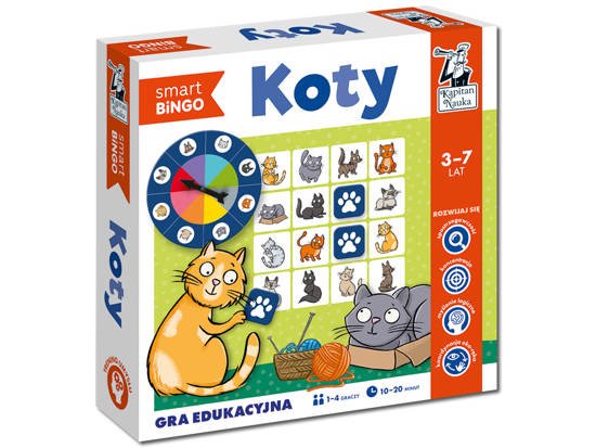 Captain Learning Game Cats Smart Bingo GR0473