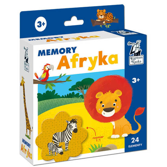 Captain Learning memory game Memory Africa GR0633