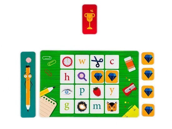Captain Science Game Alphabet. Smart Bingo GR0483
