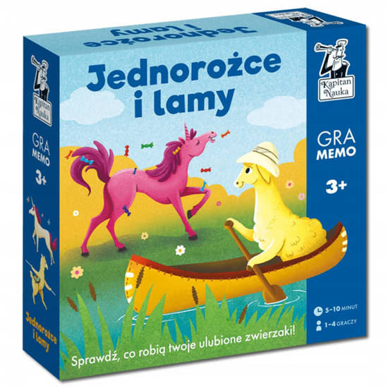 Captain Science Unicorns and Llamas Game MEMORY GR0549