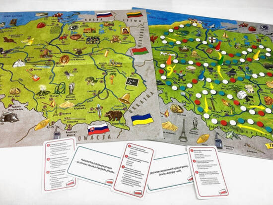Captain Science educational board game Polish special edition GR0674