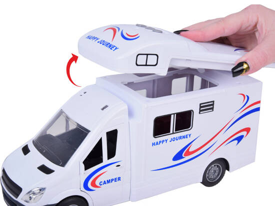 Car Camper Travel Camper light sound opening doors roof ZA5218