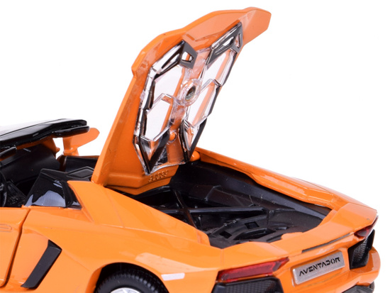 Car metal model Lamborghini Aventador Roadster 1:32 interactive ZA5053