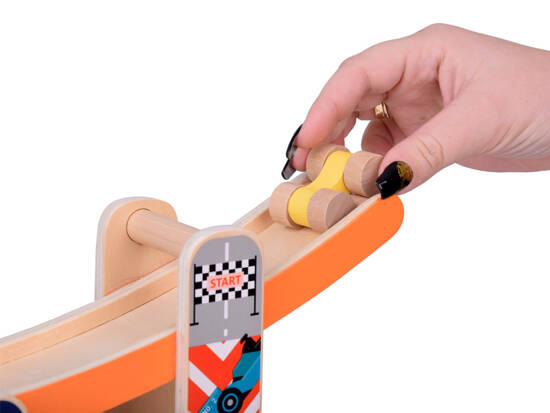 Car track Wooden Track Slide for cars ZA5375