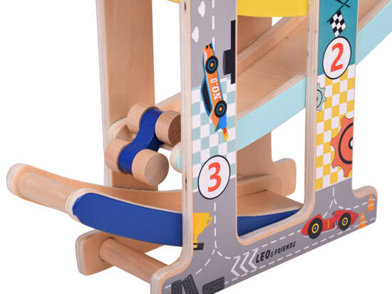 Car track Wooden Track Slide for cars ZA5375