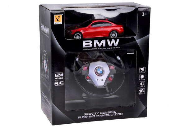 Car with steering wheel Sports BMW 1:24 Remote controlled car RC0661