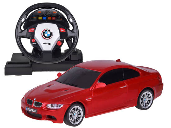 Car with steering wheel Sports BMW 1:24 Remote controlled car RC0661