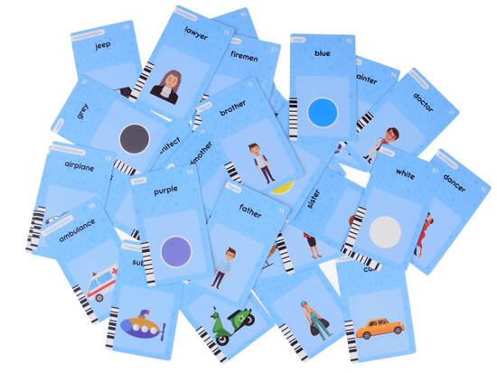 Card reader for learning English with 240 vocabulary cards ZA4813CZ