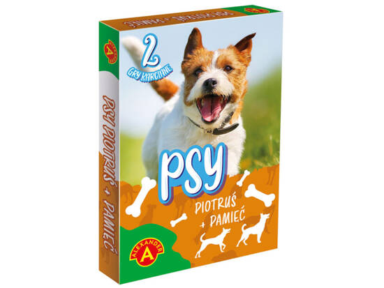 Cards card game PIOTRUŚ + MEMORY - DOGS 2783