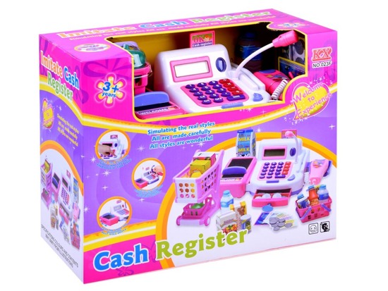 Cash Register Shop trolley shopping basket ZA2896