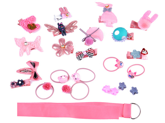 Charming set of hair clips 24ele ZA4383