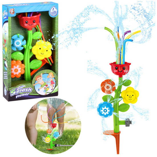 Cheerful flower water sprinkler for children ZA4282