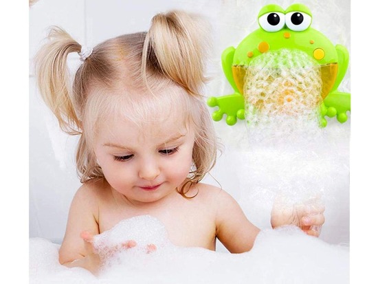 Cheerful frog toy bubble bath ZA2961