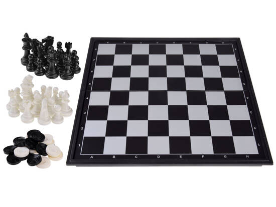 Chess Magnetic checkers 2in1 puzzle game GR0620