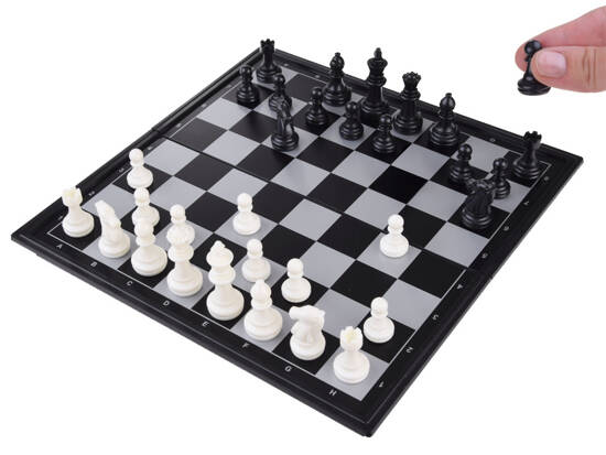 Chess Magnetic checkers 2in1 puzzle game GR0620