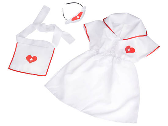 Children's Nurse Costume Mrs. Doctor Playing Doctor ZA5281