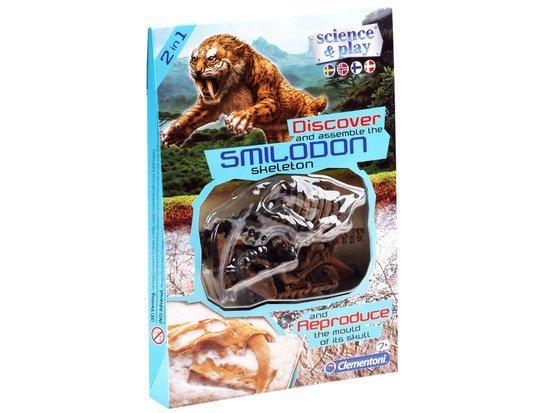 Clementoni Smilodon Build a tiger skeleton ZA3713