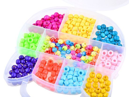 Colorful BEADS jewelry in a box ZA3267