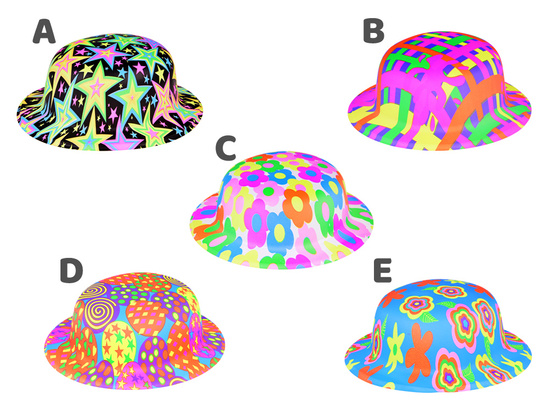 Colorful Hat for party birthday carnival costume ZA0680