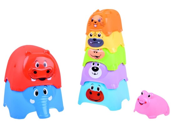 Colorful Pyramid ZOO toy animals ZA2908