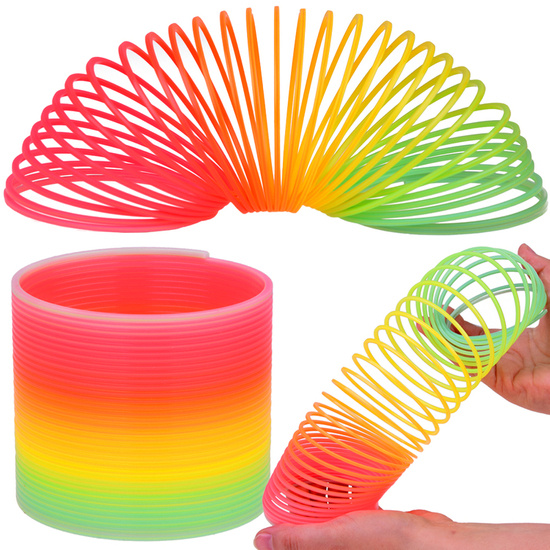 Colorful SPRING anti-stress Rainbow toy for children ZA5333