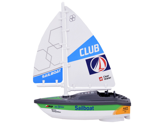 Colorful Sailboat battery operated water boat for children ZA5234