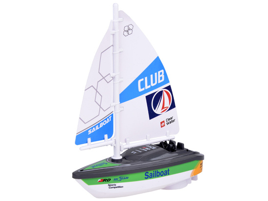 Colorful Sailboat battery operated water boat for children ZA5234