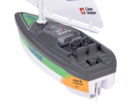 Colorful Sailboat battery operated water boat for children ZA5234