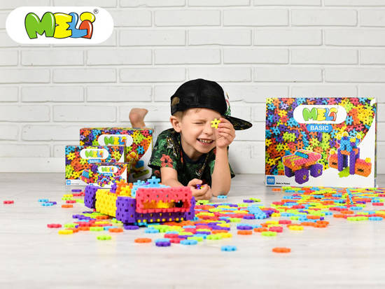 Colorful WAFLE Blocks Meli Basic150 pieces 50000